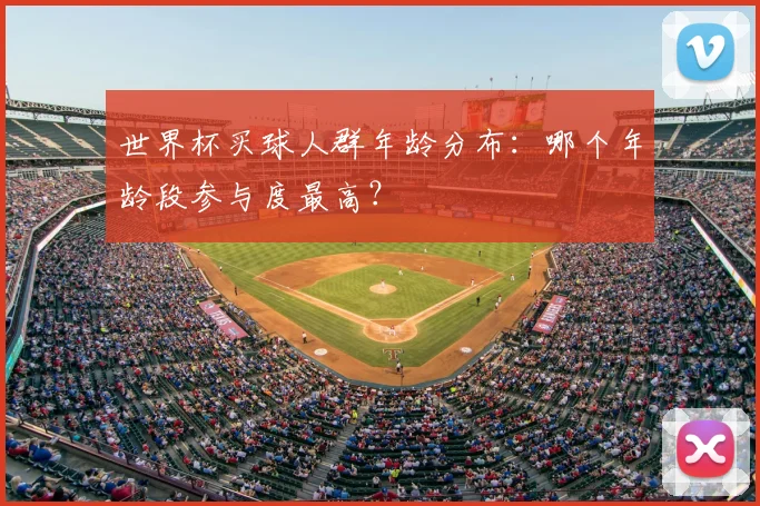 世界杯买球人群年龄分布:哪个年龄段参与度最高?
